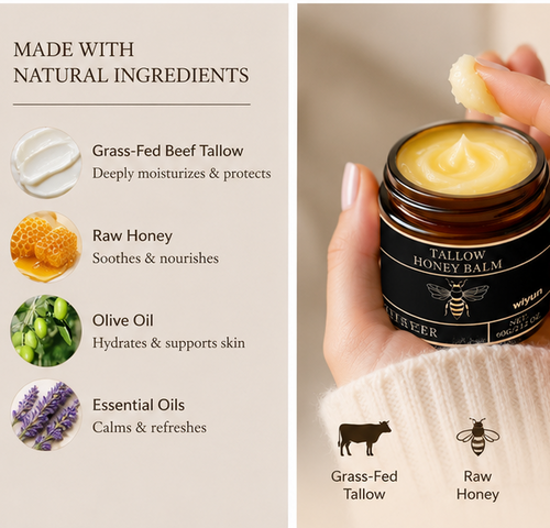 Beef Tallow Honey Body Lotion