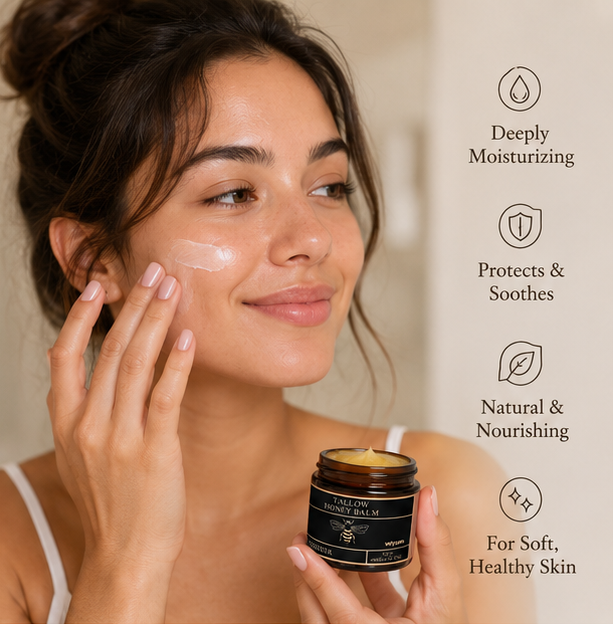 Beef Tallow Honey Body Lotion
